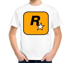 Rockstar Games детская футболка с коротким рукавом (цвет: белый)