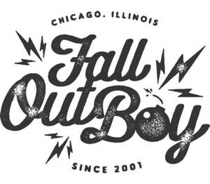 Fall Out Boy женская футболка с коротким рукавом (цвет: белый)