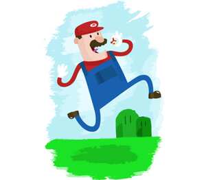 Марио (Mario) женская футболка с коротким рукавом (цвет: белый)
