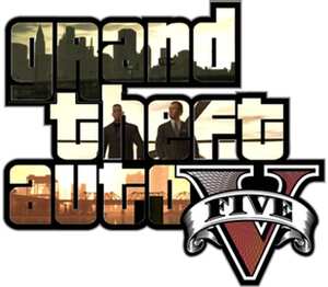 Grand Theft Auto 5 слюнявчик (цвет: белый + красный)