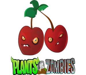 Plants vs Zombies кружка с ложкой в ручке (цвет: белый + черный)