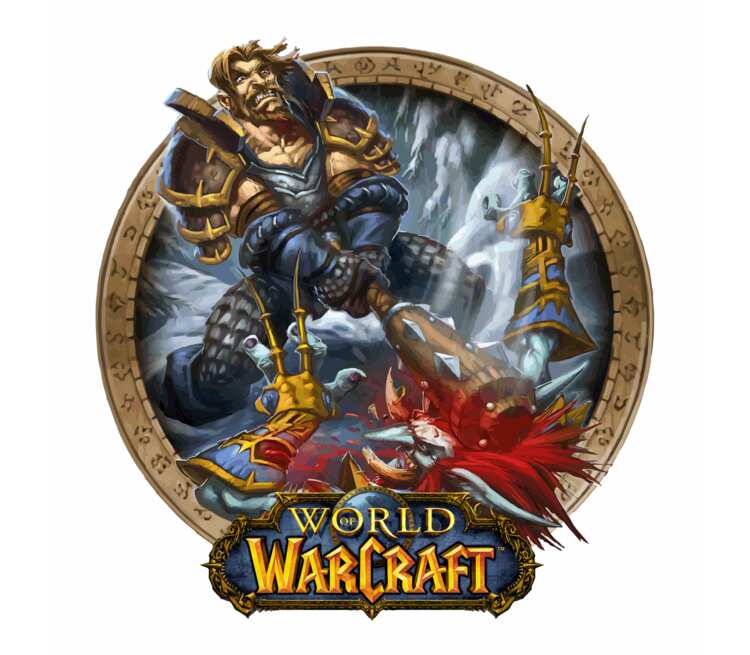 Человек против троля - Human vs Troll (World Of Warcraft) кружка хамелеон двухцветная (цвет: белый + желтый)