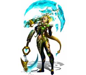 Aliza (League of Legends) кружка с ручкой в виде лисы (цвет: белый + зеленый)