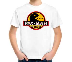Pac-man детская футболка с коротким рукавом (цвет: белый)