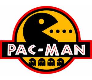 Pac-man детская футболка с коротким рукавом (цвет: белый)