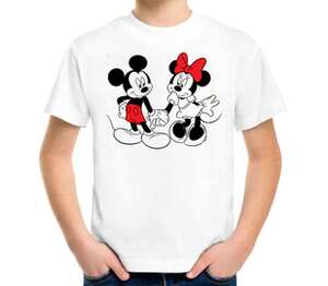 Мики Маус детская футболка с коротким рукавом (цвет: белый)
