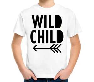 Wild Child детская футболка с коротким рукавом (цвет: белый)