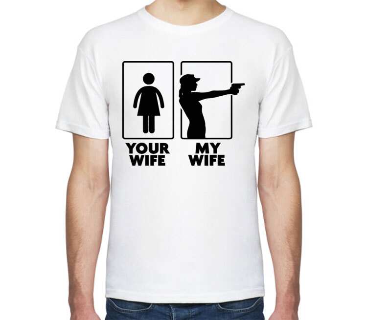 Do your wife. Футболка мужская с надписью женат. Моя жена мужчина. Amateur wife надписи.