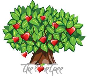 iCalistini The Love Tree Дерево Любви кружка с ложкой в ручке (цвет: белый + розовый)