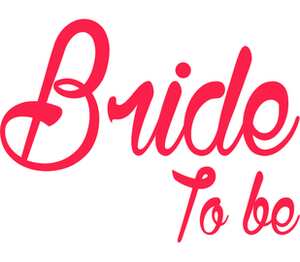 Bride to be - буду невестой женская футболка с коротким рукавом (цвет: белый)