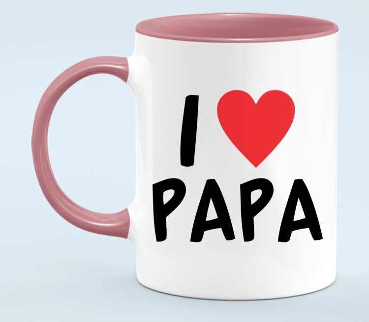 Я люблю одну малышку у нее большая. I Love Papa. Кружка для папы розовыми буквами. I Love you Papa. I Love Papa игрушек.