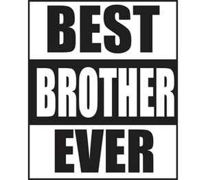 Best brother ever - лучший брат в мире кружка с ложкой в ручке (цвет: белый + черный)