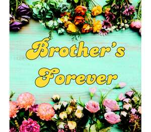 Brothers forever - братья навек кружка с кантом с полной запечаткой (цвет: белый + желтый)