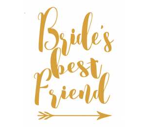 Лучшая подруга невесты (brides best friend) слюнявчик (цвет: белый + красный)