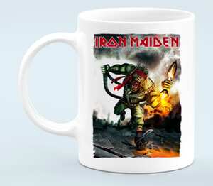 Iron Maiden кружка белая (цвет: белый)