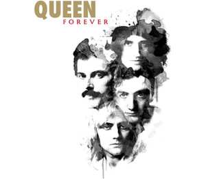 Queen group forever кружка с кантом (цвет: белый + желтый)