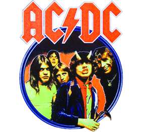 AC/DC  кружка хамелеон двухцветная (цвет: белый + оранжевый)