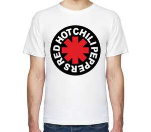 Для фаната Red Hot Chili Peppers мужская футболка с коротким рукавом (цвет: белый)