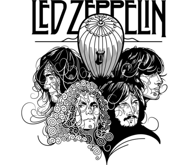 Картина led zeppelin