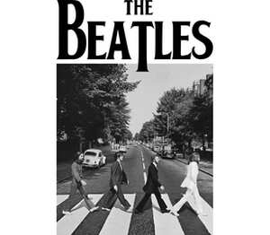 The Beatles. Abbey Road кружка двухцветная (цвет: белый + желтый)