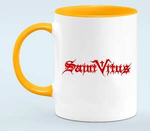 Saint Vitus Band кружка двухцветная (цвет: белый + оранжевый)
