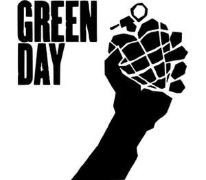 Green Day мужская футболка с коротким рукавом (цвет: белый)