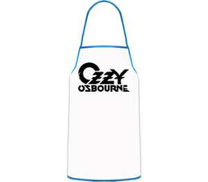 Ozzy Osbourne кухонный фартук (цвет: белый + синий)