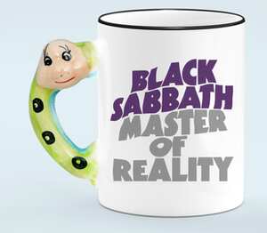 Black Sabbath кружка с ручкой в виде змеи (цвет: белый + черный)
