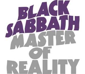 Black Sabbath коврик для мыши круглый (цвет: белый)