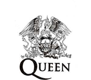 Queen group слюнявчик (цвет: белый + красный)