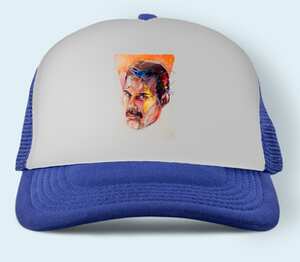 Freddie Mercury - Queen бейсболка (цвет: синий)