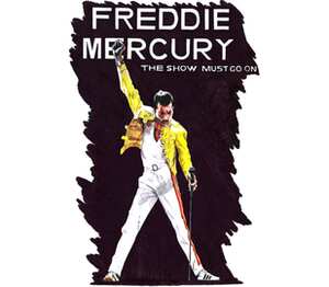 Freddie Mercury - Queen кружка хамелеон двухцветная (цвет: белый + розовый)