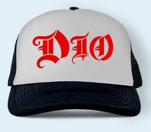 Ronnie James Dio бейсболка (цвет: черный)