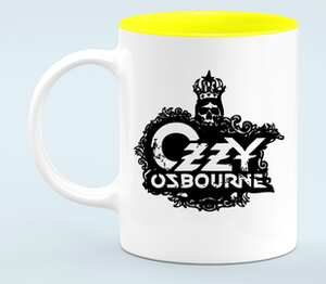 Ozzy Osbourne кружка хамелеон двухцветная (цвет: белый + желтый)