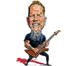 Metallica кружка хамелеон двухцветная (цвет: белый + красный)