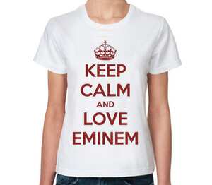 Eminem женская футболка с коротким рукавом (цвет: белый)