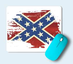 Флаг Конфедерации США коврик для мыши прямоугольный (цвет: белый)