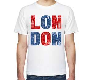 London мужская футболка с коротким рукавом (цвет: белый)