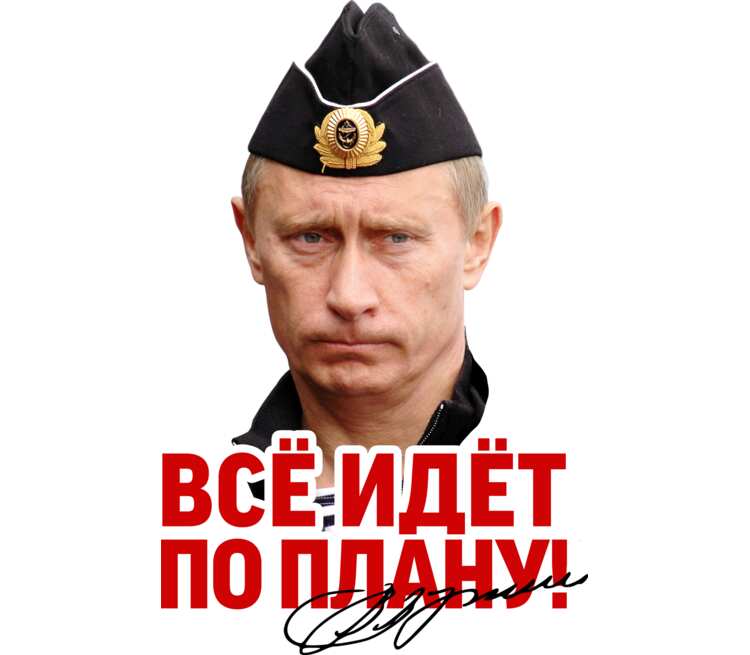 Все по плану путин