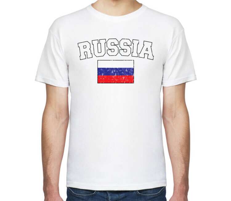 На футболках россии