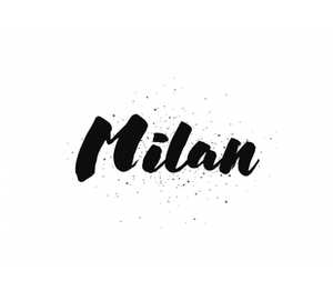 Милан, Италия (Milan) женская футболка с коротким рукавом (цвет: белый)