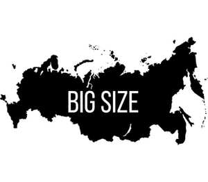 Карта России - big size детская футболка с коротким рукавом (цвет: розовый меланж)