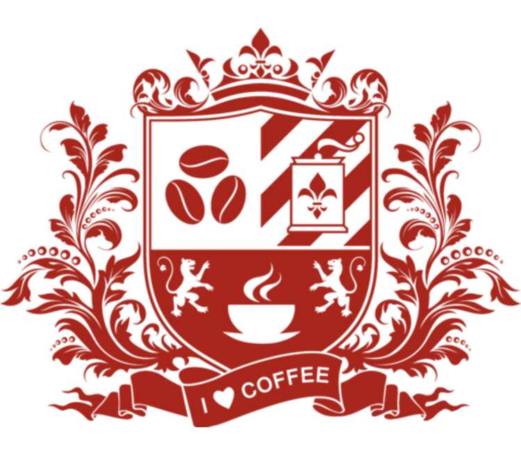 I love coffee. Герб кофе. Кофейный герб. Красивые гербы кофе. Эмблема кофейного клуба.