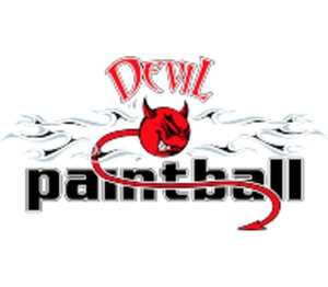 Devil Paintball кружка с ручкой в виде коровы (цвет: белый + синий)
