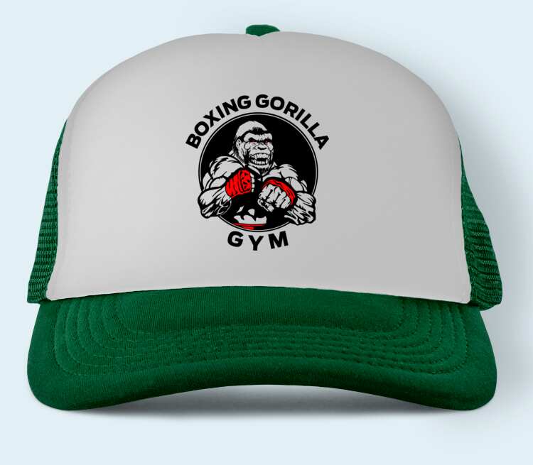 Boxing gorilla gym бейсболка (цвет: зеленый)