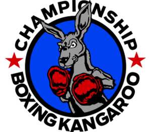 Boxing Kangaroo Championship детская футболка с коротким рукавом (цвет: белый)