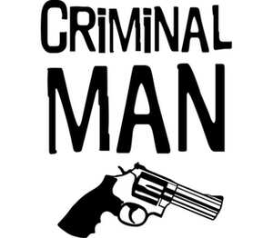 Criminal Man коврик для мыши прямоугольный (цвет: белый)