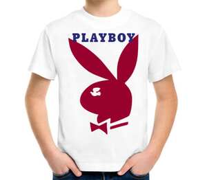 Playboy (Плэйбой) детская футболка с коротким рукавом (цвет: белый)