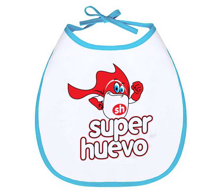 Super huevo. Superhuevo. Торговая марка super huevo. Super huevo хлопья. Картинка Слюнявчик босс.