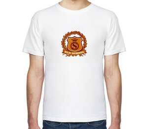 Old School Style мужская футболка с коротким рукавом (цвет: белый)